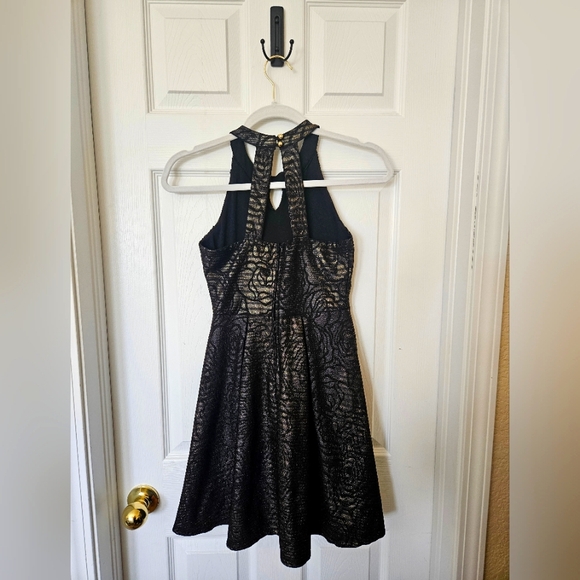 GB GIRLS DRESS, Black & Gold, Size Large - Picture 2 of 8